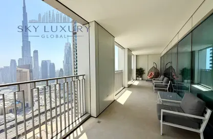 Apartment - 3 Bedrooms - 3 Bathrooms for rent in Downtown Views II Tower 2 - Downtown Views II - Downtown Dubai - Dubai