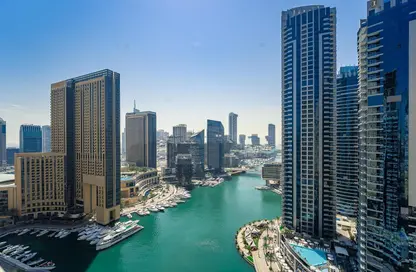 Apartment - 2 Bedrooms - 3 Bathrooms for rent in Continental Tower - Dubai Marina - Dubai