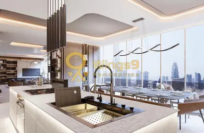 صورة لـ مطبخ شقة - 2 غرف نوم - 3 حمامات للبيع في سوسايتي هاوس - دبي وسط المدينة - دبي ، صورة رقم 1