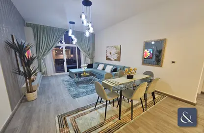 Living / Dining Room image for: Apartment - 2 Bedrooms - 3 Bathrooms for sale in Sydney Tower - Jumeirah Village Circle - Dubai, Image 1
