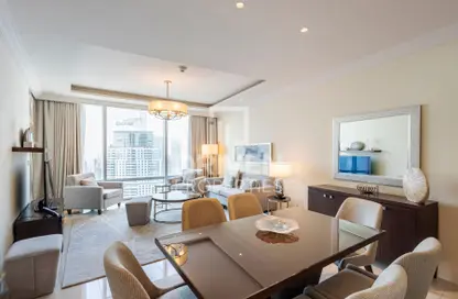 Apartment - 2 Bedrooms - 3 Bathrooms for rent in The Address Residence Fountain Views 2 - The Address Residence Fountain Views - Downtown Dubai - Dubai