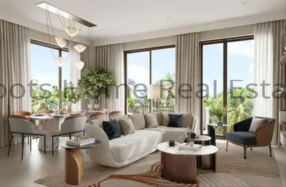Living Room image for: Apartment - 2 Bedrooms - 2 Bathrooms for sale in Orchid - Creek Beach - Dubai Creek Harbour (The Lagoons) - Dubai, Image 1