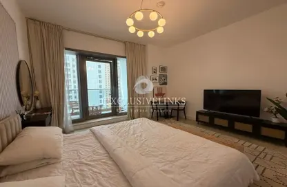 Apartment - Studio - 1 Bathroom for rent in Sparkle Tower 2 - Sparkle Towers - Dubai Marina - Dubai