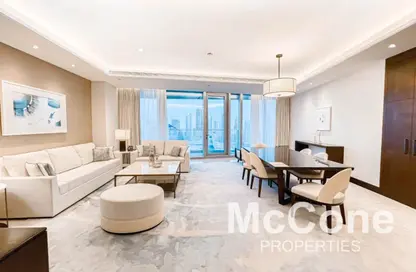 Living / Dining Room image for: Apartment - 2 Bedrooms - 3 Bathrooms for sale in The Address Sky View Tower 2 - The Address Sky View Towers - Downtown Dubai - Dubai, Image 1