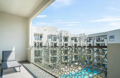 Balcony image for: Apartment - 2 Bedrooms - 3 Bathrooms for rent in The Haven Residences - Jumeirah Village Circle - Dubai, Image 1