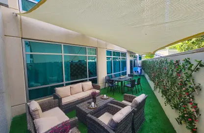 Terrace image for: Apartment - 2 Bedrooms - 3 Bathrooms for sale in Bonaire Tower - Park Island - Dubai Marina - Dubai, Image 1