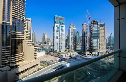 Balcony image for: Apartment - 1 Bathroom for sale in Botanica Tower - Dubai Marina - Dubai, Image 1