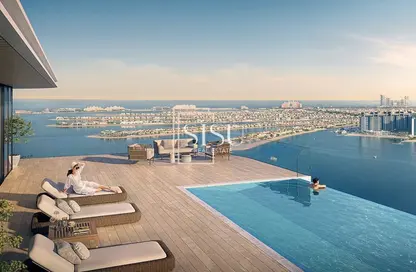 Apartment - 2 Bedrooms - 2 Bathrooms for sale in Seapoint - EMAAR Beachfront - Dubai Harbour - Dubai