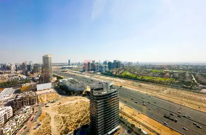 شقة - غرفة نوم - 2 حمامات للايجار في ذا سكوير تاور - قرية الجميرا سركل - دبي