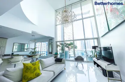 Duplex - 4 Bedrooms - 4 Bathrooms for rent in Emerald Residence - Dubai Marina - Dubai