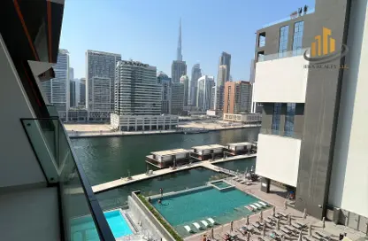شقة - غرفة نوم - 2 حمامات للايجار في بن غاطي كانال - الخليج التجاري - دبي