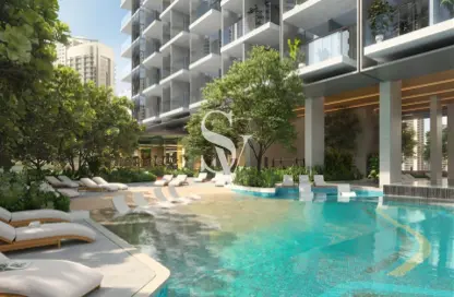 صورة لـ حوض سباحة شقة - 1 حمام للبيع في روف هوم داون تاون - دبي وسط المدينة - دبي ، صورة رقم 1
