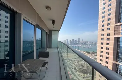Balcony image for: Apartment - 3 Bedrooms - 4 Bathrooms for rent in Damac Heights - Dubai Marina - Dubai, Image 1