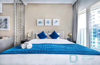 Room / Bedroom image for: Apartment - 1 Bathroom for rent in DAMAC Maison Privé - Business Bay - Dubai, Image 1