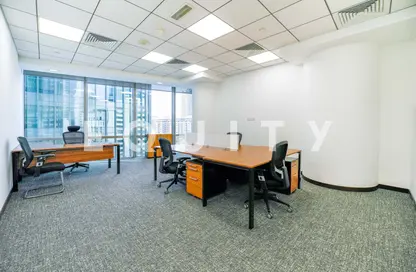 Office Space - Studio - 1 Bathroom for rent in North Tower - Emirates Financial Towers - DIFC - Dubai