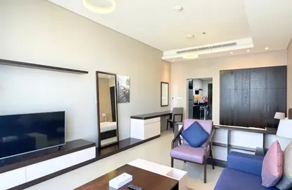 Apartment - Studio - 1 Bathroom for rent in Al Jowhara Tower - Corniche Road - Abu Dhabi