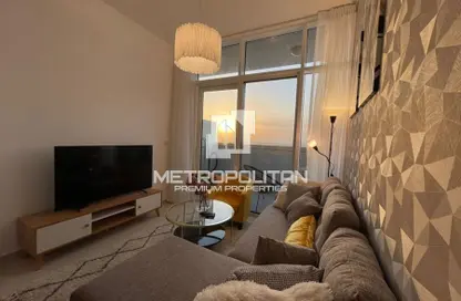 Living Room image for: Apartment - 1 Bedroom - 1 Bathroom for sale in Golf Vita A - Golf Vita - DAMAC Hills - Dubai, Image 1