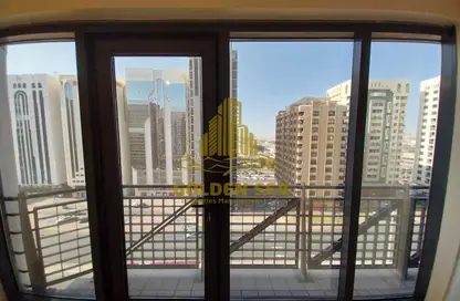 Balcony image for: Apartment - 2 Bedrooms - 2 Bathrooms for rent in Al Taghreed Tower - Airport Road - Abu Dhabi, Image 1