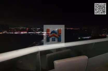 شقة - غرفة نوم - 2 حمامات للايجار في أورينت تاور 1 - أورينت تاور - البستان - عجمان