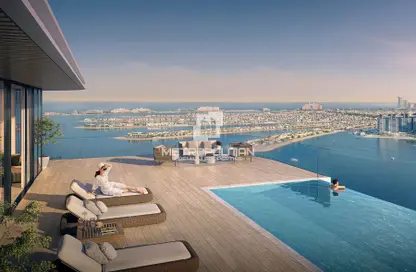 Penthouse - 4 Bedrooms - 5 Bathrooms for sale in Seapoint - EMAAR Beachfront - Dubai Harbour - Dubai