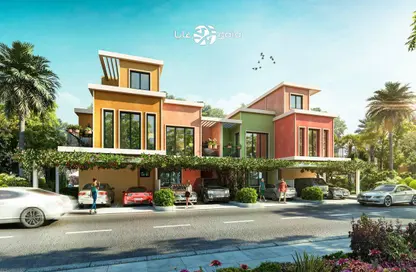 Outdoor House image for: Villa - 3 Bedrooms - 3 Bathrooms for sale in Portofino - Damac Lagoons - Dubai, Image 1
