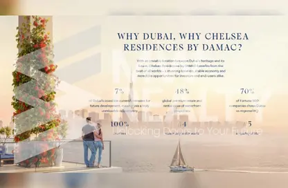 Apartment - 2 Bedrooms - 2 Bathrooms for sale in Chelsea Residence by Damac - Maritime City - Dubai
