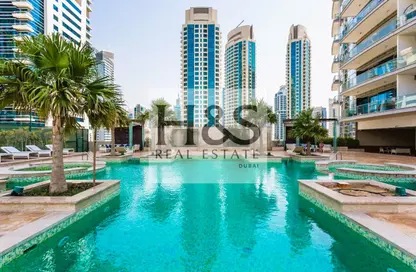 Apartment - 2 Bedrooms - 3 Bathrooms for rent in Trident Grand Residence - Dubai Marina - Dubai
