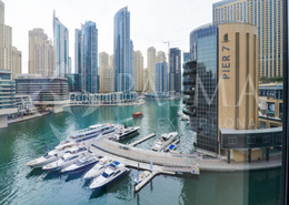 Apartment - 1 bedroom - 2 bathrooms for rent in Silverene Tower B - Silverene - Dubai Marina - Dubai