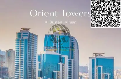 Apartment - 1 Bedroom - 2 Bathrooms for sale in Orient Tower 1 - Orient Towers - Al Bustan - Ajman