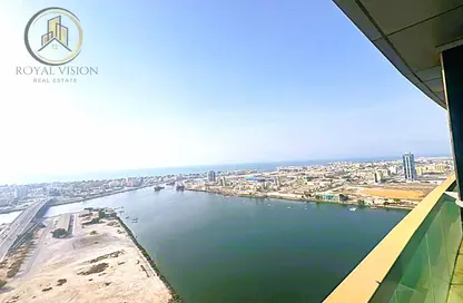 شقة - 2 غرف نوم - 3 حمامات للايجار في برج جلفار السكني - ابراج جلفار - النخيل - رأس الخيمة