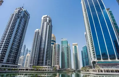 شقة - غرفة نوم - 2 حمامات للايجار في ابراج جرين ليك - (JLT) مجمع S - أبراج بحيرة الجميرا - دبي