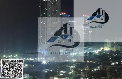 شقة - غرفة نوم - 2 حمامات للايجار في 1 عجمان ون تاور - عجمان واحد - عجمان وسط المدينة - عجمان