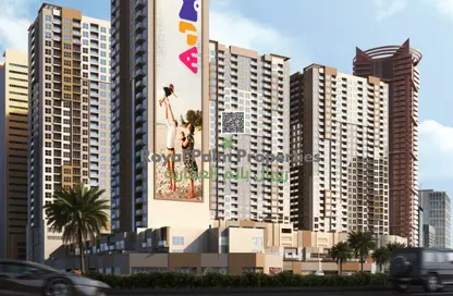 Apartment - Studio - 1 Bathroom for sale in Ajman One - Phase 2 - Ajman Downtown - Ajman