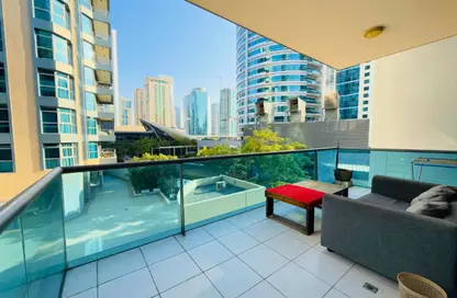 Apartment - 1 Bedroom - 2 Bathrooms for rent in Azure - Dubai Marina - Dubai