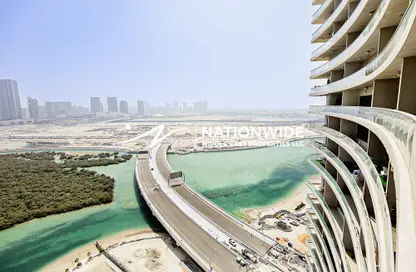 Apartment - 1 Bedroom - 2 Bathrooms for rent in Oceanscape - Shams Abu Dhabi - Al Reem Island - Abu Dhabi