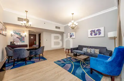 Hotel  and  Hotel Apartment - 2 Bedrooms - 2 Bathrooms for rent in Two Seasons Hotel  and  Apartments - Dubai Media City - Dubai