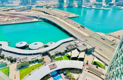 Apartment - 3 Bedrooms - 4 Bathrooms for rent in Water Front Tower B - Waterfront Residential Towers - Tourist Club Area - Abu Dhabi