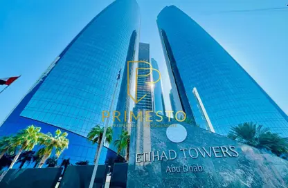 شقة - 3 غرف نوم - 4 حمامات للايجار في 2 برج الاتحاد - أبراج الاتحاد - شارع الكورنيش - أبوظبي