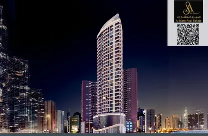 Apartment - 1 Bedroom - 2 Bathrooms for sale in Tower C1 - Ajman Pearl Towers - Ajman Downtown - Ajman
