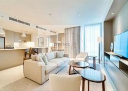 Living / Dining Room image for: Apartment - 2 bedrooms - 2 bathrooms for sale in MISK Apartments - Aljada - Sharjah, Image 1