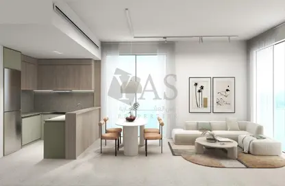 Living / Dining Room image for: Apartment - 2 Bedrooms - 3 Bathrooms for sale in Bayviews - Hayat Island - Mina Al Arab - Ras Al Khaimah, Image 1