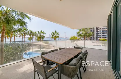 Apartment - 3 Bedrooms - 3 Bathrooms for rent in Serenia Residences West - Serenia Residences The Palm - Palm Jumeirah - Dubai