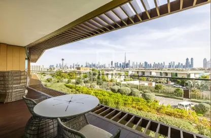 Balcony image for: Apartment - 1 Bedroom - 2 Bathrooms for sale in Bulgari Resort  and  Residences - Jumeirah Bay Island - Jumeirah - Dubai, Image 1