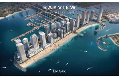 Water View image for: Apartment - 3 Bedrooms - 4 Bathrooms for sale in Bayview - EMAAR Beachfront - Dubai Harbour - Dubai, Image 1