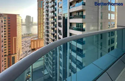 Balcony image for: Apartment - 2 Bedrooms - 3 Bathrooms for sale in Pearl Tower - Al Khan - Sharjah, Image 1
