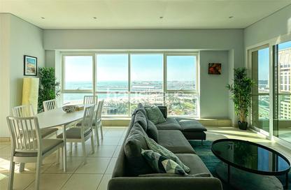 Apartment - 2 Bedrooms - 3 Bathrooms for rent in The Royal Oceanic - Oceanic - Dubai Marina - Dubai