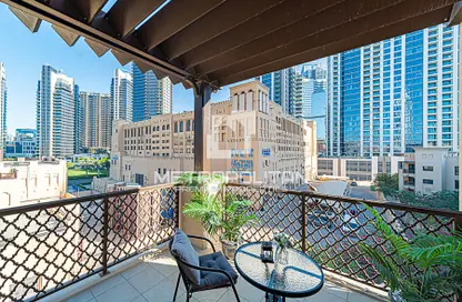 Balcony image for: Apartment - 1 Bedroom - 2 Bathrooms for sale in Miska 2 - Miska - Old Town - Dubai, Image 1