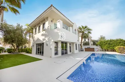 Villa - 4 Bedrooms - 6 Bathrooms for rent in Garden Homes Frond O - Garden Homes - Palm Jumeirah - Dubai