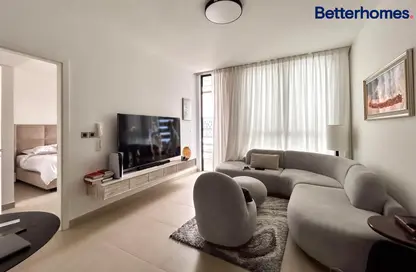 Living Room image for: Apartment - 1 Bedroom - 2 Bathrooms for sale in MISK Apartments - Aljada - Sharjah, Image 1