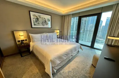 صورة لـ غرفة- غرفة النوم شقة - 2 غرف نوم - 2 حمامات للايجار في العنوان رزيدنسز برج الأوبرا دبي 1 - ذو ادراس ريزيدنس دبي أوبرا - دبي وسط المدينة - دبي ، صورة رقم 1